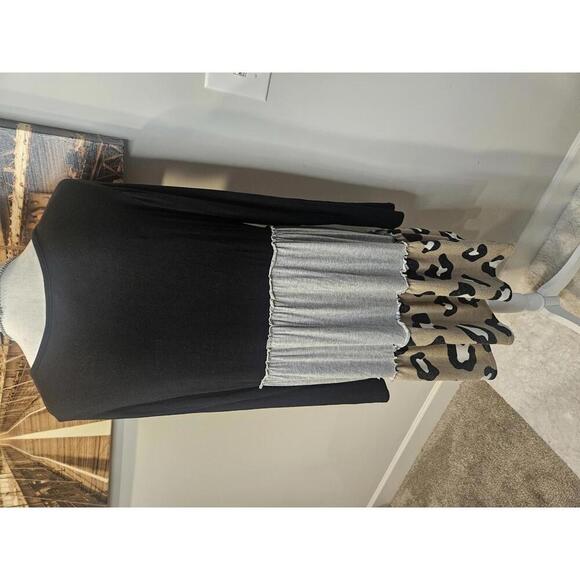 Heimish Stylish Color Block Long Sleeve Dress - Picture 3 of 7